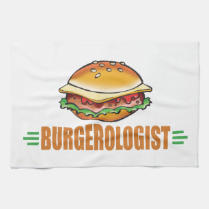 Paño De Cocina Cheeseburger divertido