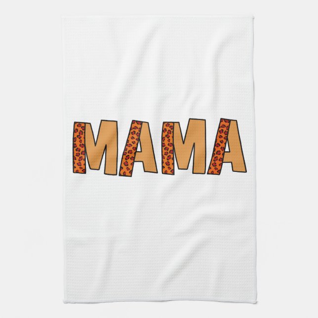 Paño De Cocina Cheetah Print Leopard Mom (Vertical)