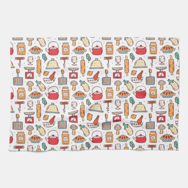 Paño De Cocina Chef Gift | No One Who Cooks Alone (Horizontal)