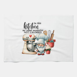Paño De Cocina Chef Gnome Contamos Recuerdos No Calorías