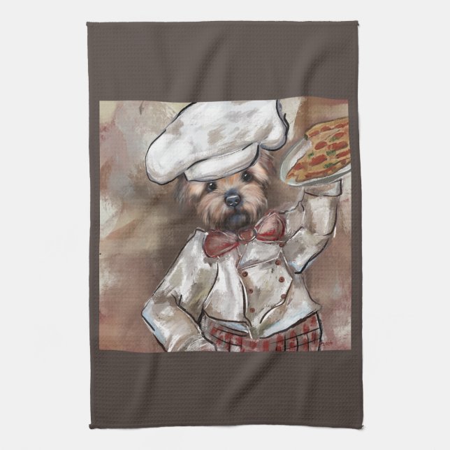 Paño De Cocina Chef Yorkie (Vertical)