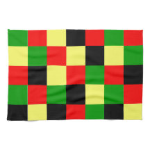 Cheques rojo, amarillo, negro y verde