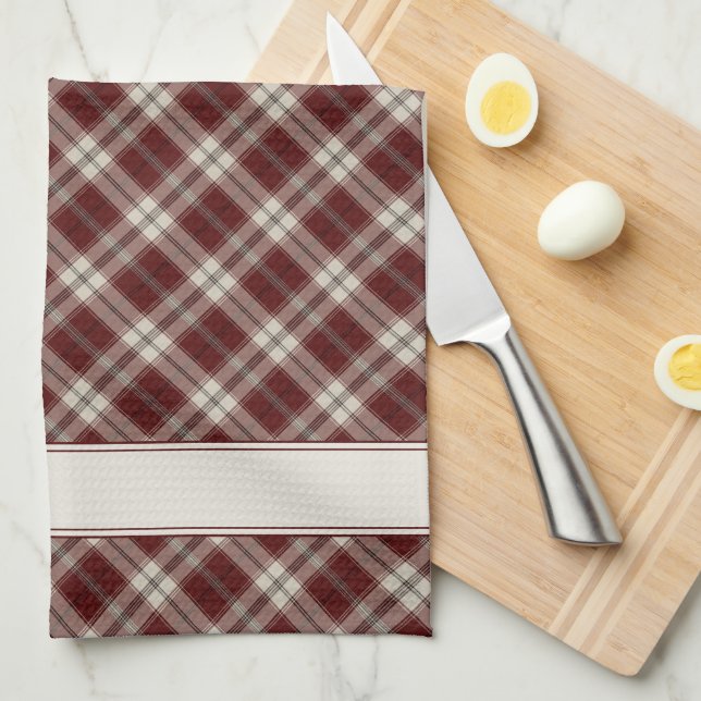 Paño De Cocina Cherry Delight Plaid (Doblado Cuarto)