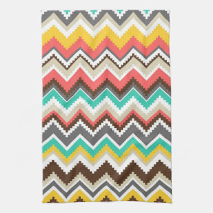 Paño De Cocina Chevron tribal
