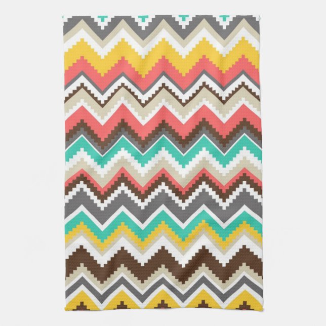 Paño De Cocina Chevron tribal (Vertical)