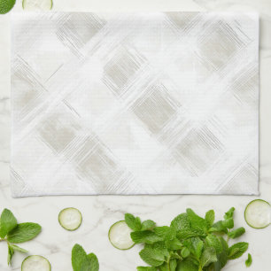 Paño De Cocina Chic Crema Rayas Blancas Despedida de Soltera