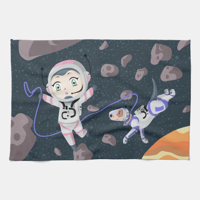 Paño De Cocina Chica asteroide (Horizontal)