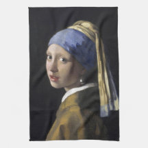 Chica con un pendiente de la perla de Juan Vermeer
