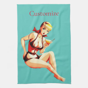 Paño De Cocina Chica de Bikini Thunder_Cove