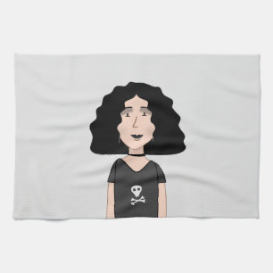 Paño De Cocina chica de gótico