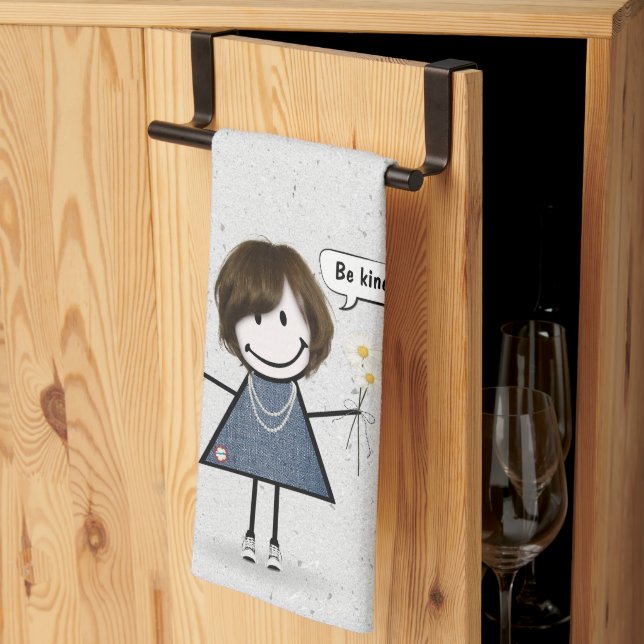 Paño De Cocina Chica de la figura del stick con presupuesto (Pliegue de tercios)