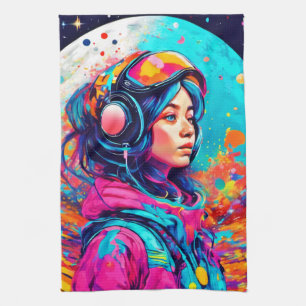 Paño De Cocina Chica lunar colorido