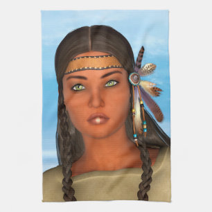 Paño De Cocina Chica nativo americano