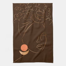 Paño De Cocina Chica negro mágico