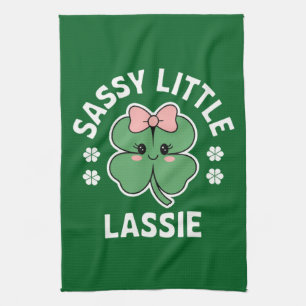 Paño De Cocina Chica Pequeña Sassy del Día de San Patricio Niños