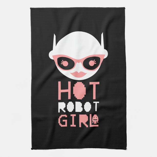 Paño De Cocina Chica robot caliente (Vertical)