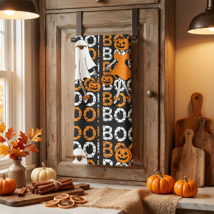 Paño De Cocina Chicas adorables de Halloween Esqueleto Fantasma C