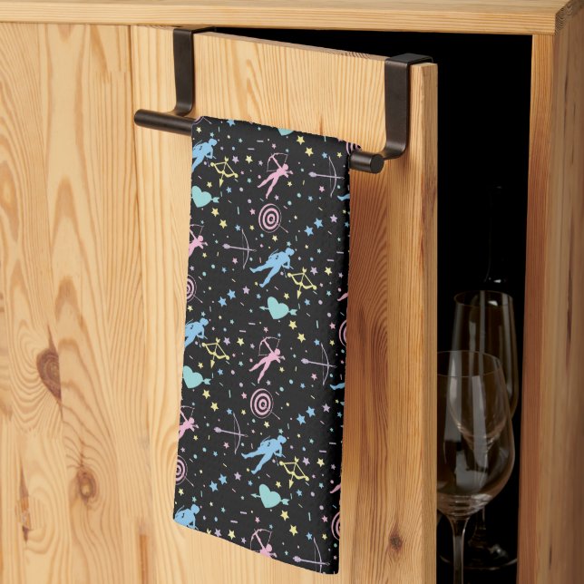 Paño De Cocina Chicas de tiro con arco - Regalo de tiro con arco  (Pliegue de tercios)