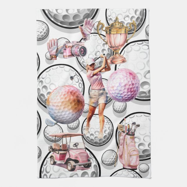 Paño De Cocina Chicas se van de golf (Vertical)