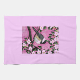 Paño De Cocina Chickadee negro