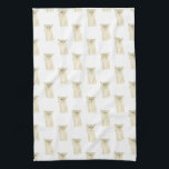 Paño De Cocina Chihuahua (Haired, Fawn)<br><div class="desc">Me encanta este dulce patrón de un crema de crema de crema de peinado largo ilustracion de color canino chihuahua porque es lo suficientemente clásico como para servir como neutral, ¡aunque aparece como pieza independiente! ¡Es la adición perfecta a cualquier habitación familiar, guardería, oficina o incluso a la cueva masculina!...</div>