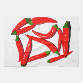 Paño De Cocina Chili Chili Chili Chili Picante