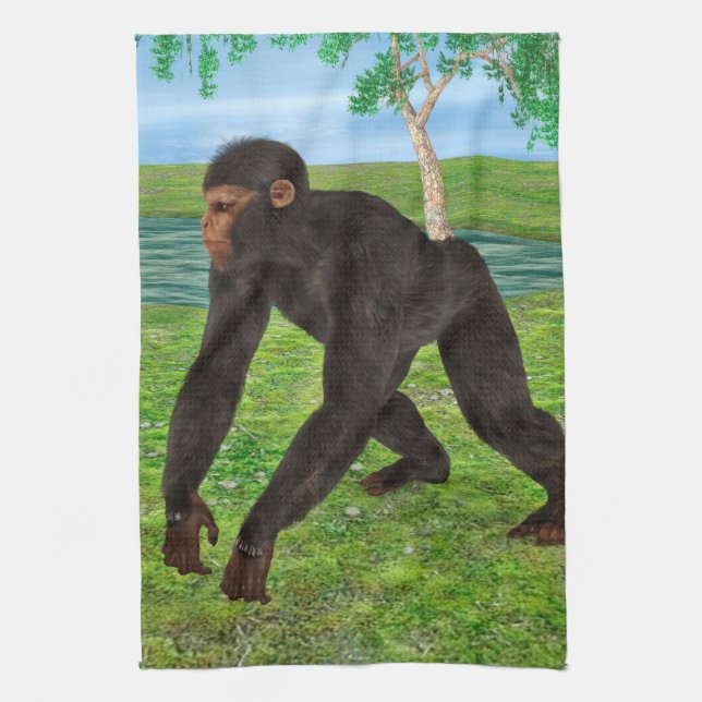 Paño De Cocina Chimpancé (Vertical)