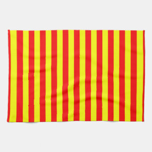Paño De Cocina china kirguizistán españa bandera rayas rojo amari