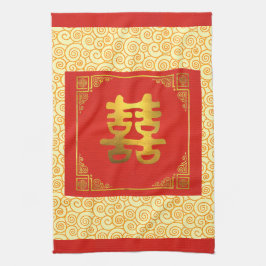 Paño De Cocina Chinese double happiness cloth