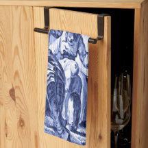 Chinoiserie azul y blanca