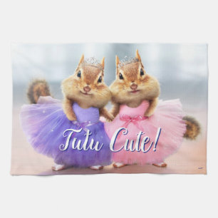 Paño De Cocina Chipmunk Ballerina Duo
