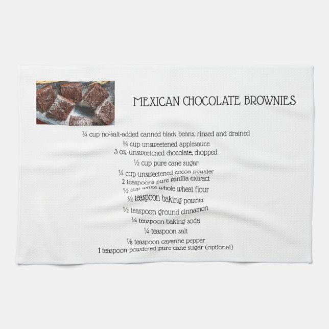 PAÑO DE COCINA CHOCOLATE BROWNIES MEXICANO (Horizontal)