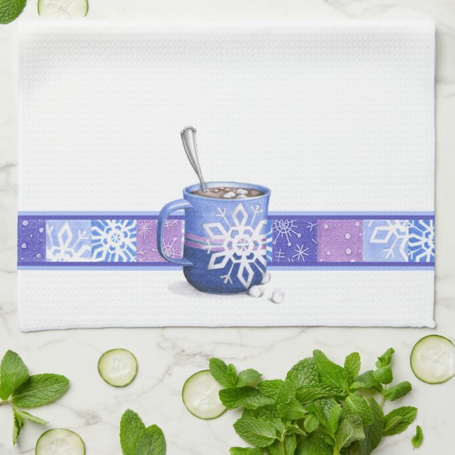 Paño De Cocina Chocolate caliente (Doblado)