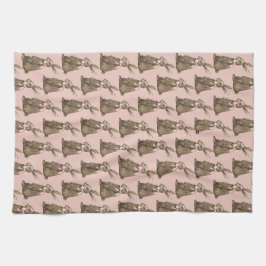 Paño De Cocina Chocolate Easter Bunny