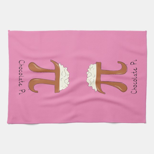 Paño De Cocina Chocolate Pi Math Cute Pie Cocina (Horizontal)