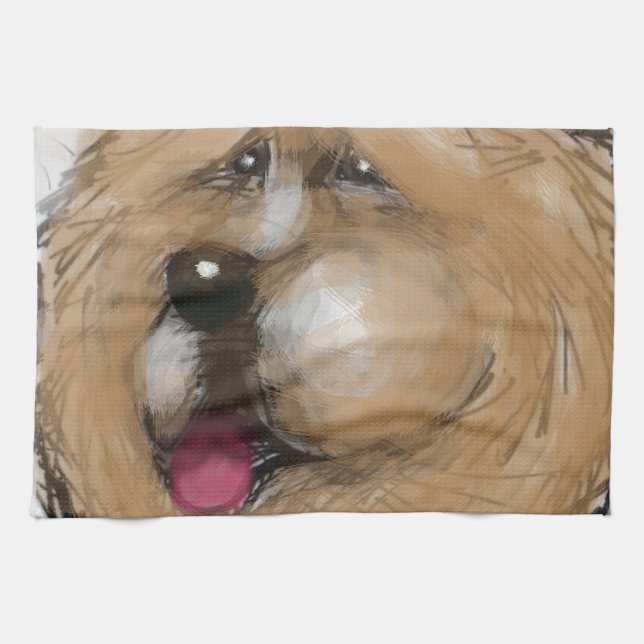 Paño De Cocina Chow Chow (Horizontal)