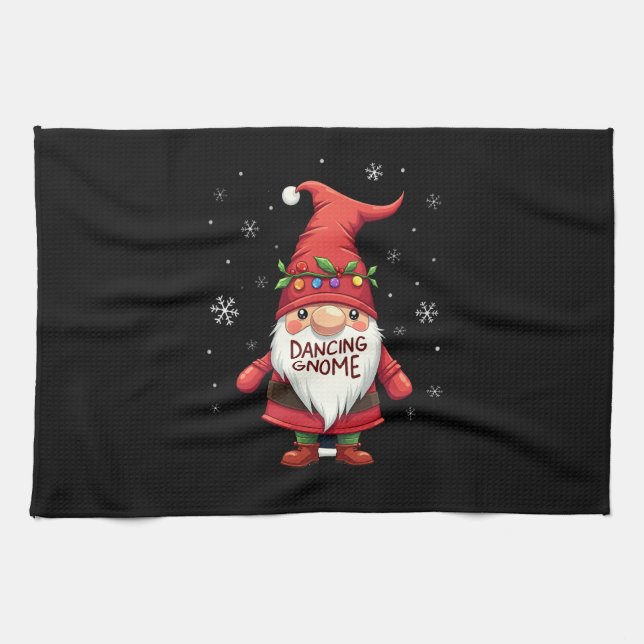 Paño De Cocina Christmas Gnome Dancing Gnome Family Christmas (1) (Horizontal)