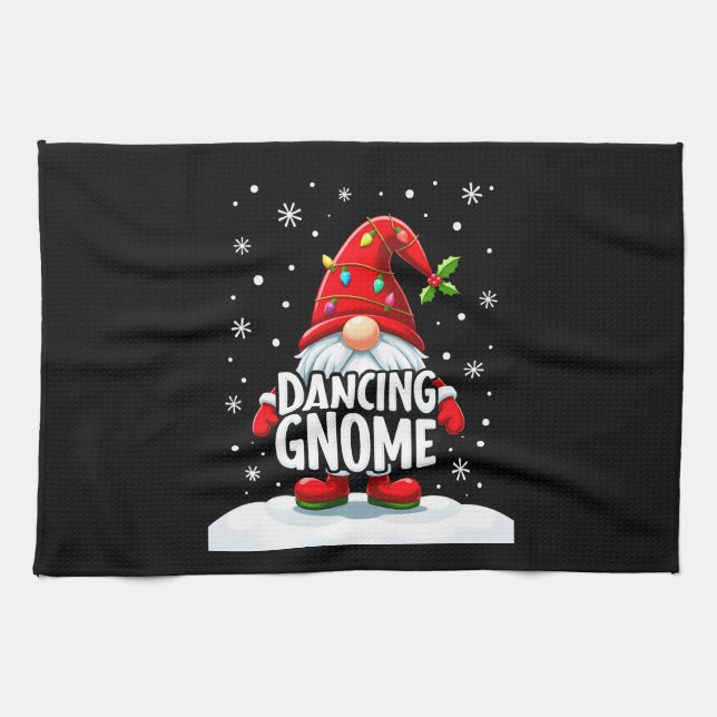 Paño De Cocina Christmas Gnome Dancing Gnome Family Christmas (5) (Horizontal)