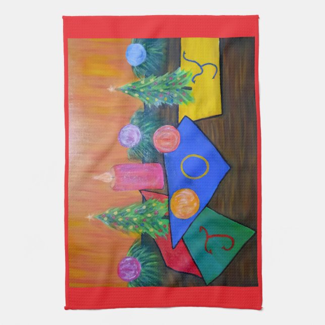 Paño De Cocina Christmas Joy (Vertical)