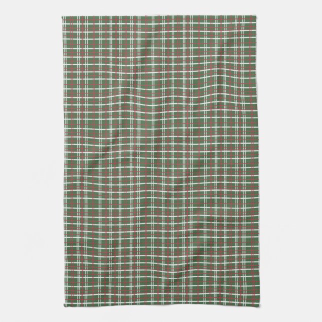 Paño De Cocina Christmas plaid (Vertical)