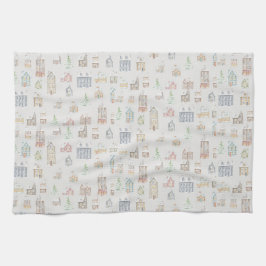 Paño De Cocina Christmas Winter House Tea Towel