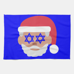 Paño De Cocina christmukkah santa claus emoji