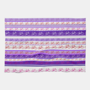 Paño De Cocina ciclismo - patrón de rayas de bicicleta