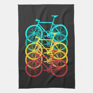 Paño De Cocina Ciclismo retro, bicicleta por carretera, bicicleta