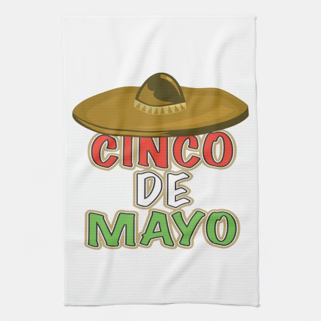 Paño De Cocina Cinco De Mayo (Vertical)