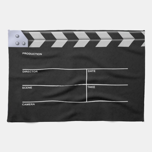Paño De Cocina Cine de Clapperboard (Horizontal)