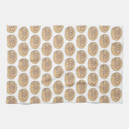 Paño De Cocina Cinnamon Roll Bun Pastry Bakery Desayuno Comida