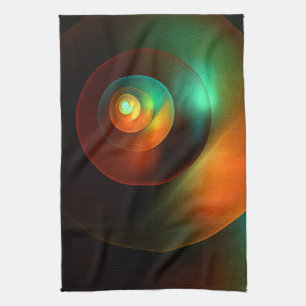 Paño De Cocina Círculos coloridos Patrón de arte abstracto modern