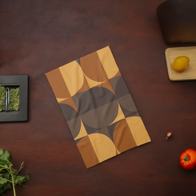 Paño De Cocina Círculos marrones (Kitchen Towel)