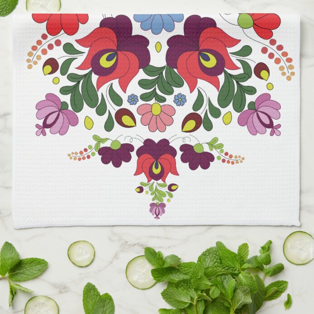 Paño De Cocina Cita de bendición original de Matyo Kitchen en Hun (Doblado)